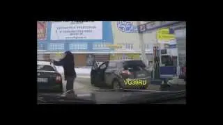 Женские трюки за рулём - подборка, авто прикол видео!