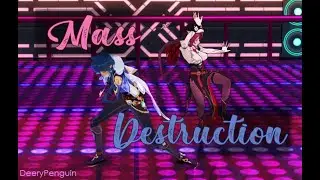【Genshin Impact MMD】Rosaria and Kaeya | Persona 3 Mass Destruction