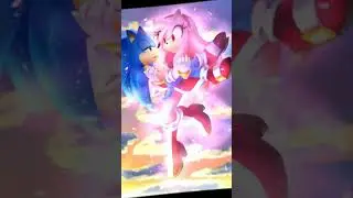 sonic x amy orange x red