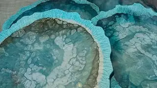 Discover the Stunning Secret of Earthy Resin Coasters