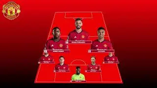 POTENTIAL MANCHESTER UNITED LINEUP IN THE FIRST GAME OF THE PREMIERE LEAGUE