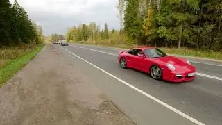 Porsche,осень.