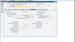 Define Item Template and Inventory Item in Oracle R12
