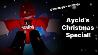 I gave my SUBSCRIBER tons of robux for Christmas!! + Giveaways, Montages, & More!!
