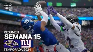 Baltimore Ravens vs. New York Giants | Resumen NFL en español - Semana 15 | NFL Highlights 2024
