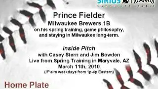 Prince Fielder, MIL 1B, on Spring Training, philosophy, staying in MIL - Sirius|XM