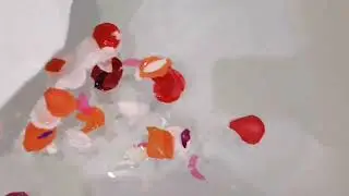 Принимаю ванну с лепестками вспененных роз/эксперимент!