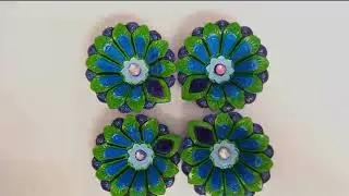 Diya Decoration | Part 2 | Cool Colour Palette