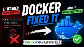It Worked on My Machine… Docker Fixed It (Node.js + Multi-Stage Build)