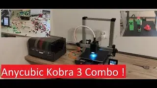 #1 Anycubic Kobra 3 Combo Dostawa, Unboxing, Montaż i Wady Kolorowego Druku #druk3d #anycubic