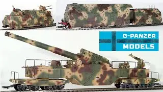 G-Gauge Armored Trains, Panzer Trains & Railguns & Military Vehicles