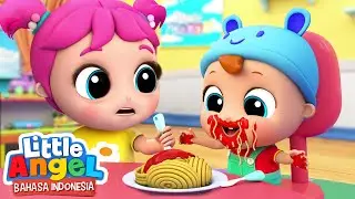 Belajar Makan Sendiri Yuk! | Lagu Anak Balita Makan | Little Angel Bahasa Indonesia