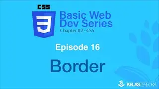 Learn Web Basics [CSS] - Episode 16 - Border