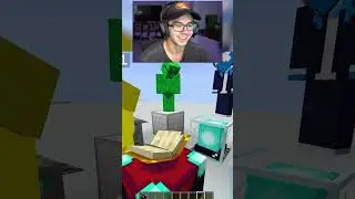 Minecraft Telepathy TEAM Reverse🧠CheapPickle,tinymacdude,al1 #minecraft #shorts #minecraftshorts