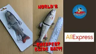 World’s Cheapest Glide Bait Fishing Lure! 