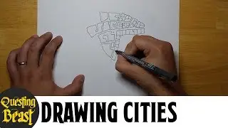 How to Draw Medieval Cities: Fantasy Mapmaking Tutorial for DnD