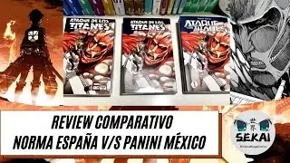 Ataque de los titanes Review Comparativo - NORMA España v/s PANINI México [SMC]