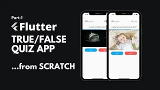 Build a True or False Quiz with Flutter 1/3 | Flutter Tutorial For Beginners