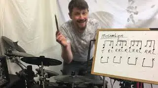 Mozambique - Afro-Cuban Pattern For Beginner Drum Kit