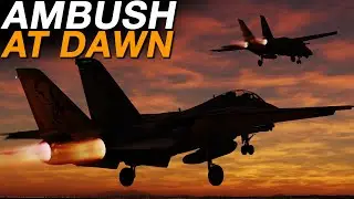 INTENSE AMBUSH Over the Strait of Hormuz! | DCS F-14A Tomcat