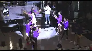 Los Angeles Sparks starting 5 introduced @ CSUN 2022