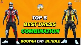 Top 5 Best Dress Combination With Alpha Flameborn Bundle | Booyah Day Bundle Return In Free Fire