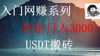 2023年最新USDT搬砖 真实实操 手把手教你5分钟赚到1000元 新手小白可做