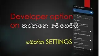 How to activate developer options | rashmika bro