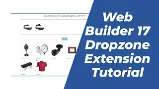 How to use Dropzone Extension in WYSIWYG Web Builder Version 17