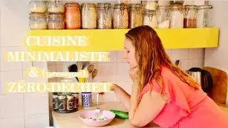 NOTRE CUISINE MINIMALISTE & (presque) ZÉRO DÉCHET | Kitchen Tour