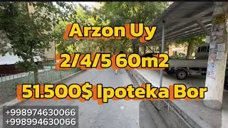 Arzon Uy Sergeli 1 2/4/5 60m2 51500$