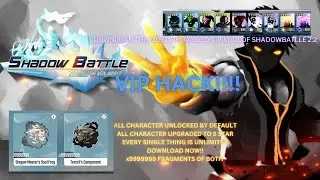 TEROX MOD UNLIMITED EVERY SINGLE THING NO NEED TO OPEN CUBES IN SHADOW BATTLE 2.2 MOD APK DOWNLOAD