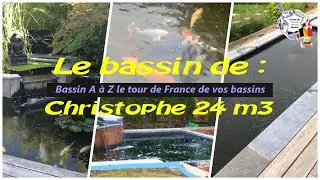 bassin de Christophe, son agrandissement de A à Z de 14 à 24 m3