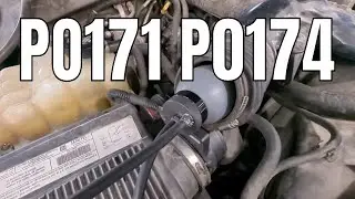 Chevy / GM P0171 or P0174 System To Lean Bank 1 Bank 2