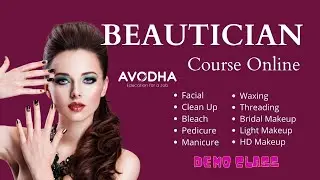 Avodha Beautician Course Demo Class | Beautician Course Malayalam | Avodha #52