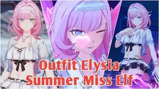 Review Outfit Summer Elysia - Summer Miss Elf | Honkai Impact 3rd Beta Version 5.9