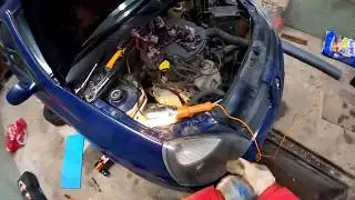 Восстановление и ремонт renault symbol. Часть 2. Пытаюсь добраться до ремня грм