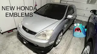 MY EP GETS NEW HONDA EMBLEMS