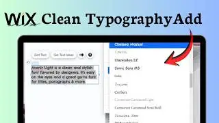 How to upload a font to Wix (Custom Typeface Style)