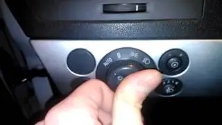 Как вытащить блок света в Opel astra h