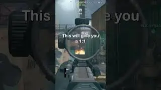 This Setting fixed my aim in MW3 #shorts #warzone #gaming