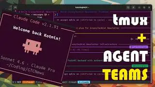 TMUX i Agent Teams w 2026: DLACZEGO Jeszcze Go NIE Używasz?! (Claude Agent Teams + Skróty + Setup)