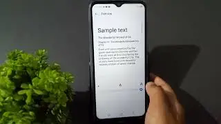 how to increase decrease font size tecno spark 7