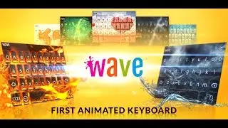Wave Animated Keyboard