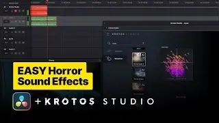 Horror SFX DaVinci Resolve 18 with Krotos Studio - Quick Tutorial