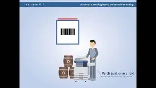 Automatic sending based on barcode scanning