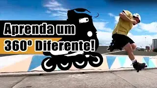 Aprenda a fazer um 360º de patins diferente