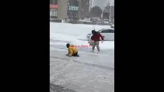 China 19 / Shorts / Short video / Snow fall in China / Funny snow fall video / Funny video
