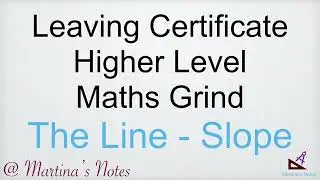 Maths Grind - The Line - Slope