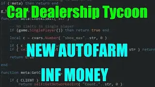 Car Dealership Tycoon Hack Script Auto Farm||